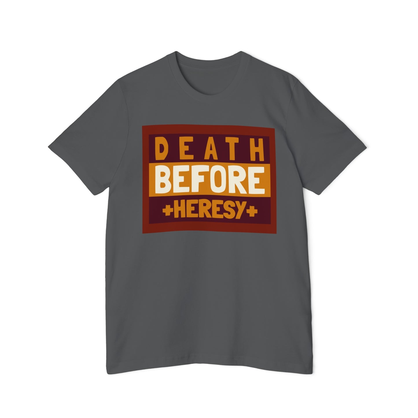"Death before Heresy" Unisex Short-Sleeve Jersey T-Shirt
