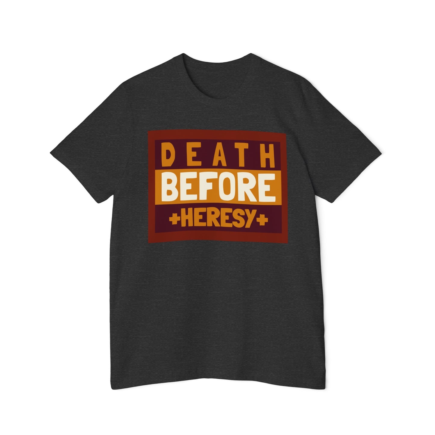 "Death before Heresy" Unisex Short-Sleeve Jersey T-Shirt