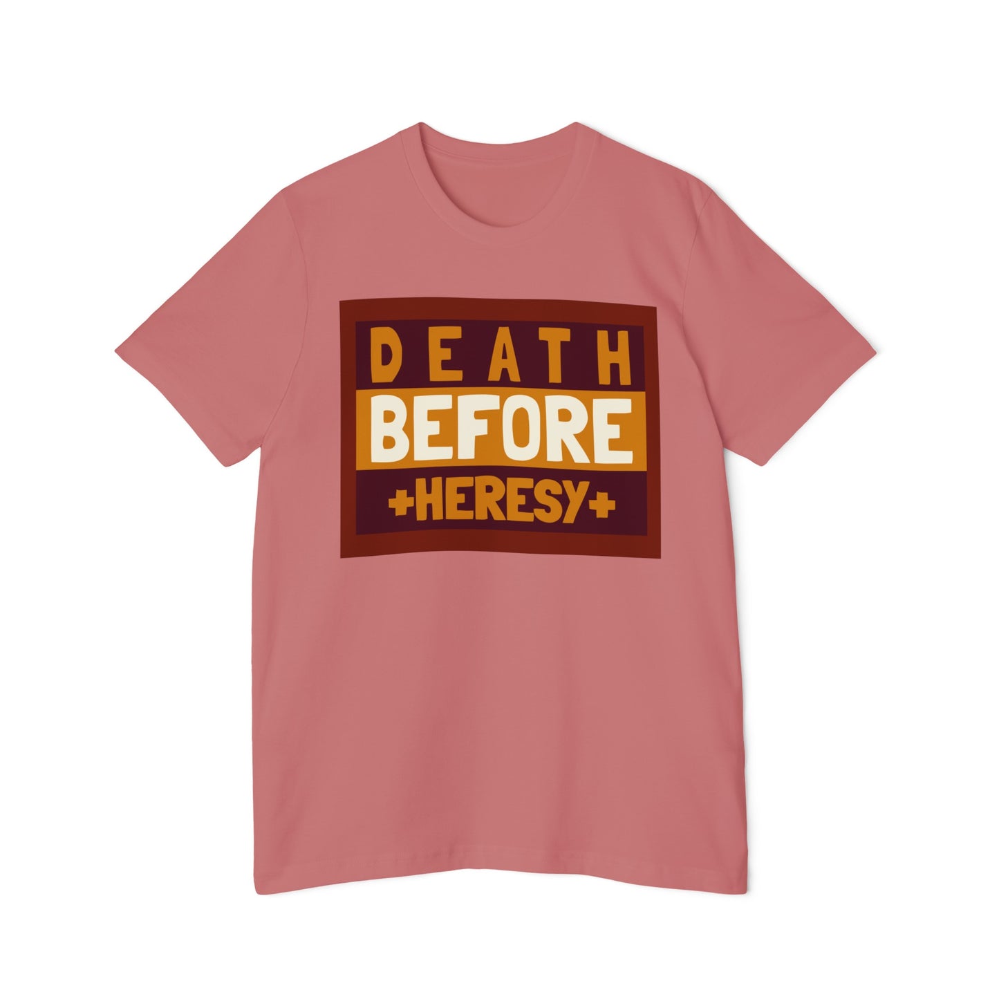 "Death before Heresy" Unisex Short-Sleeve Jersey T-Shirt