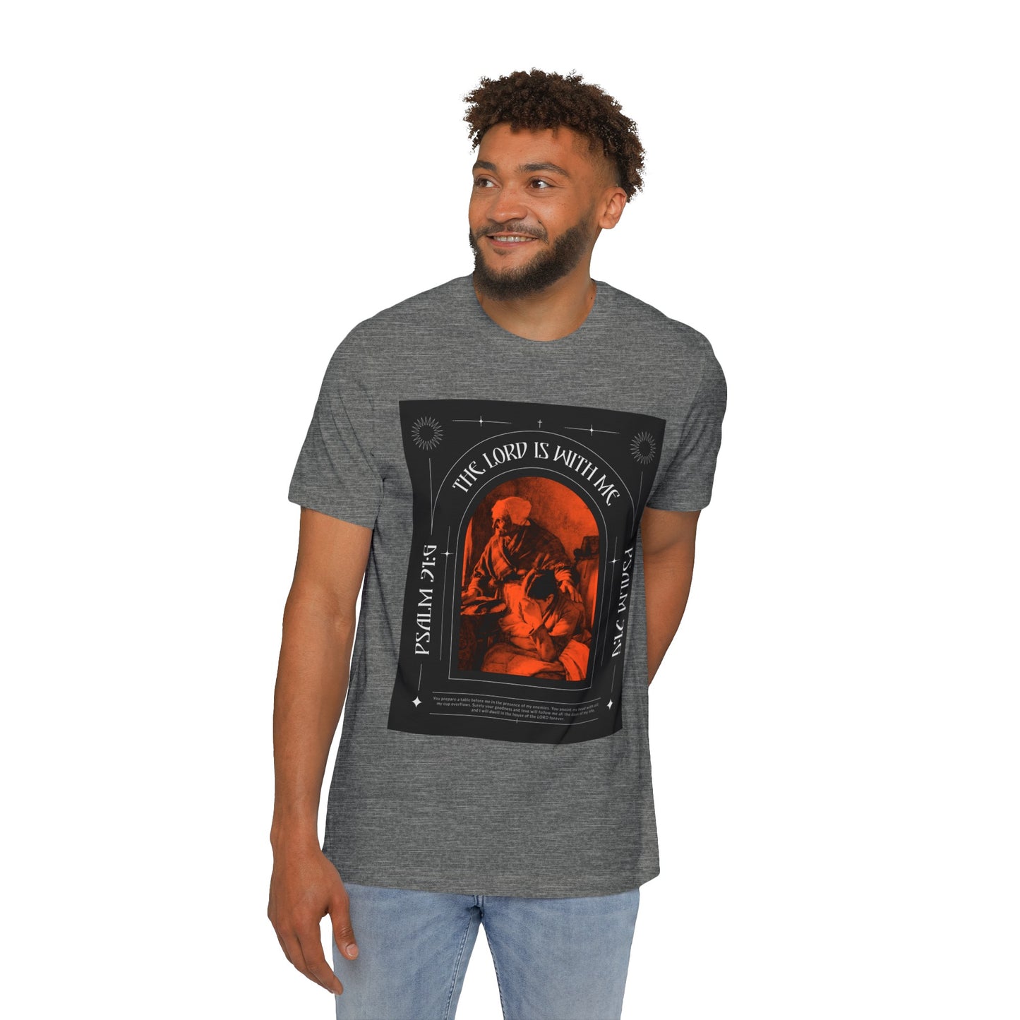 "The Lord with me" Unisex Short-Sleeve Jersey T-Shirt