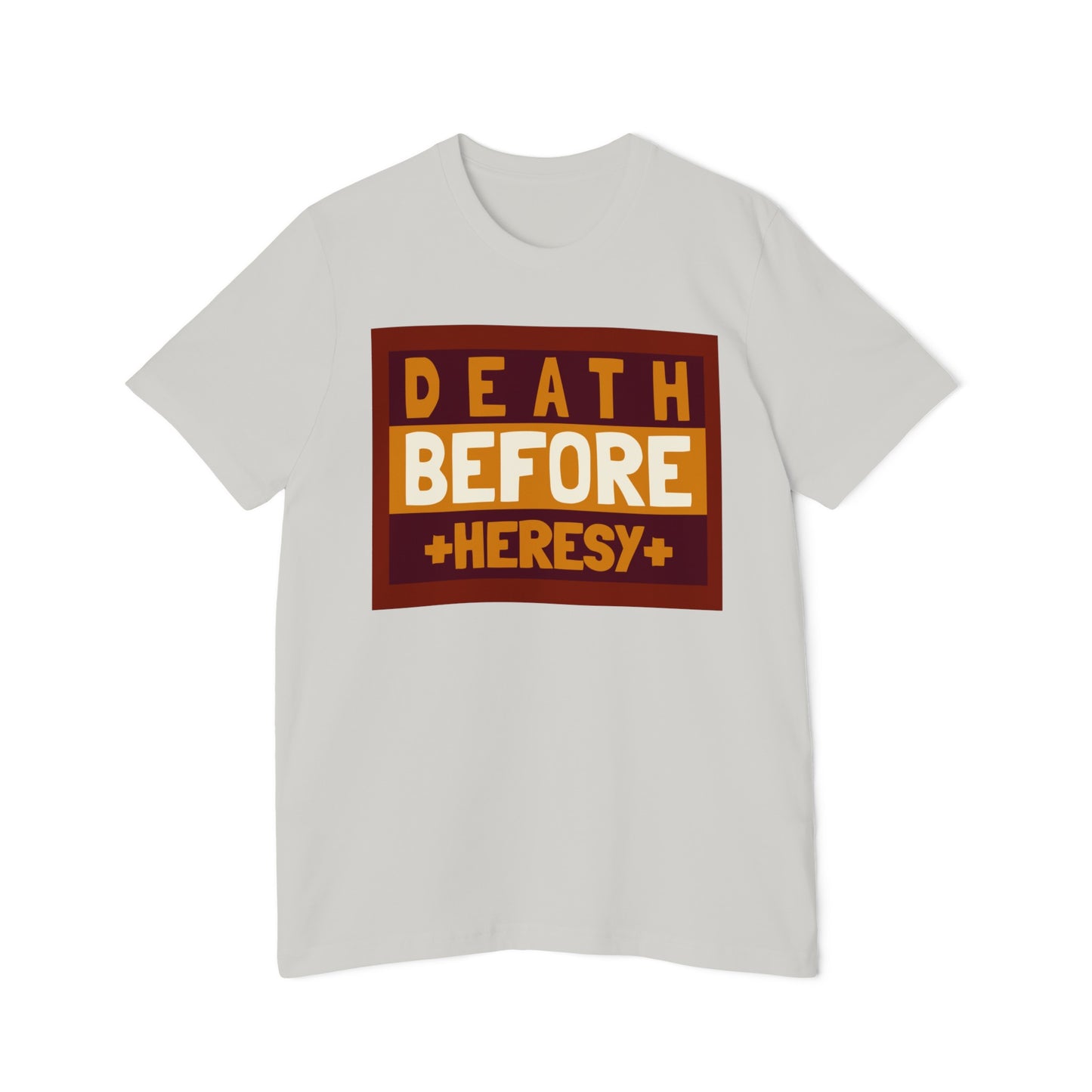 "Death before Heresy" Unisex Short-Sleeve Jersey T-Shirt