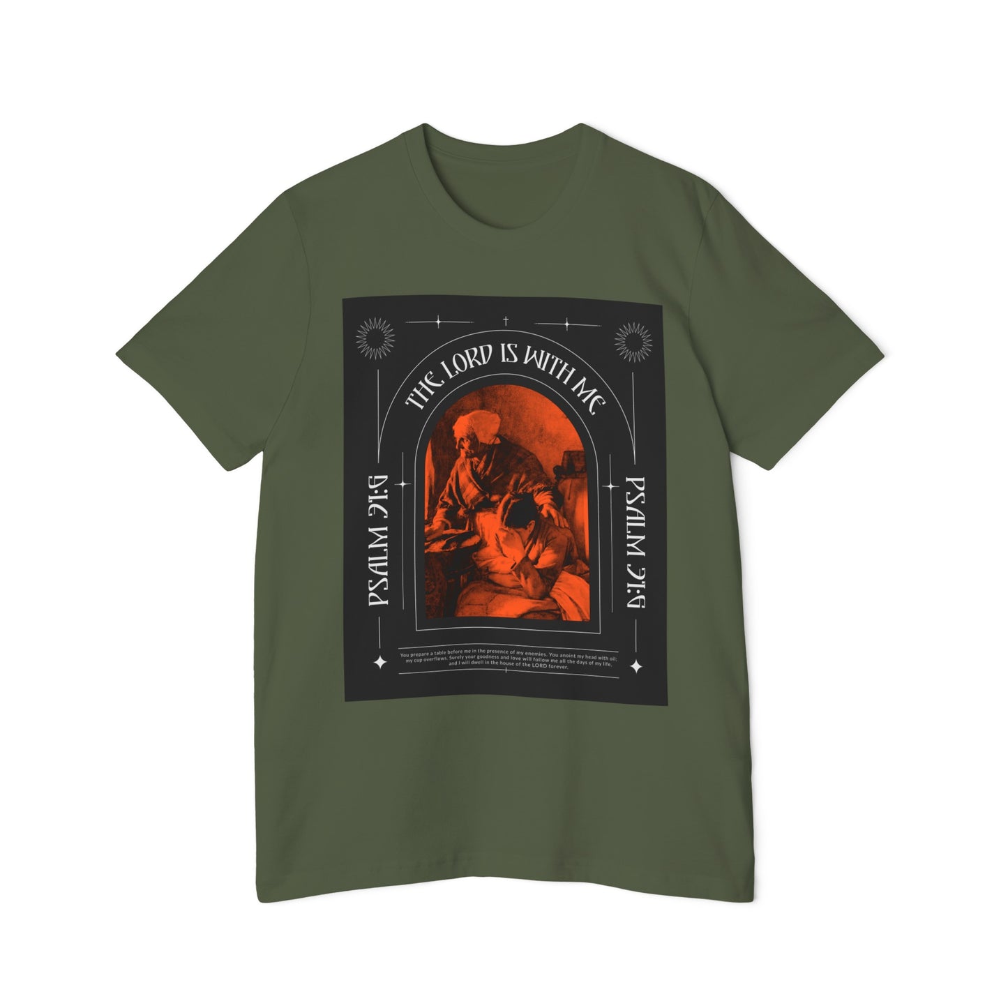 "The Lord with me" Unisex Short-Sleeve Jersey T-Shirt