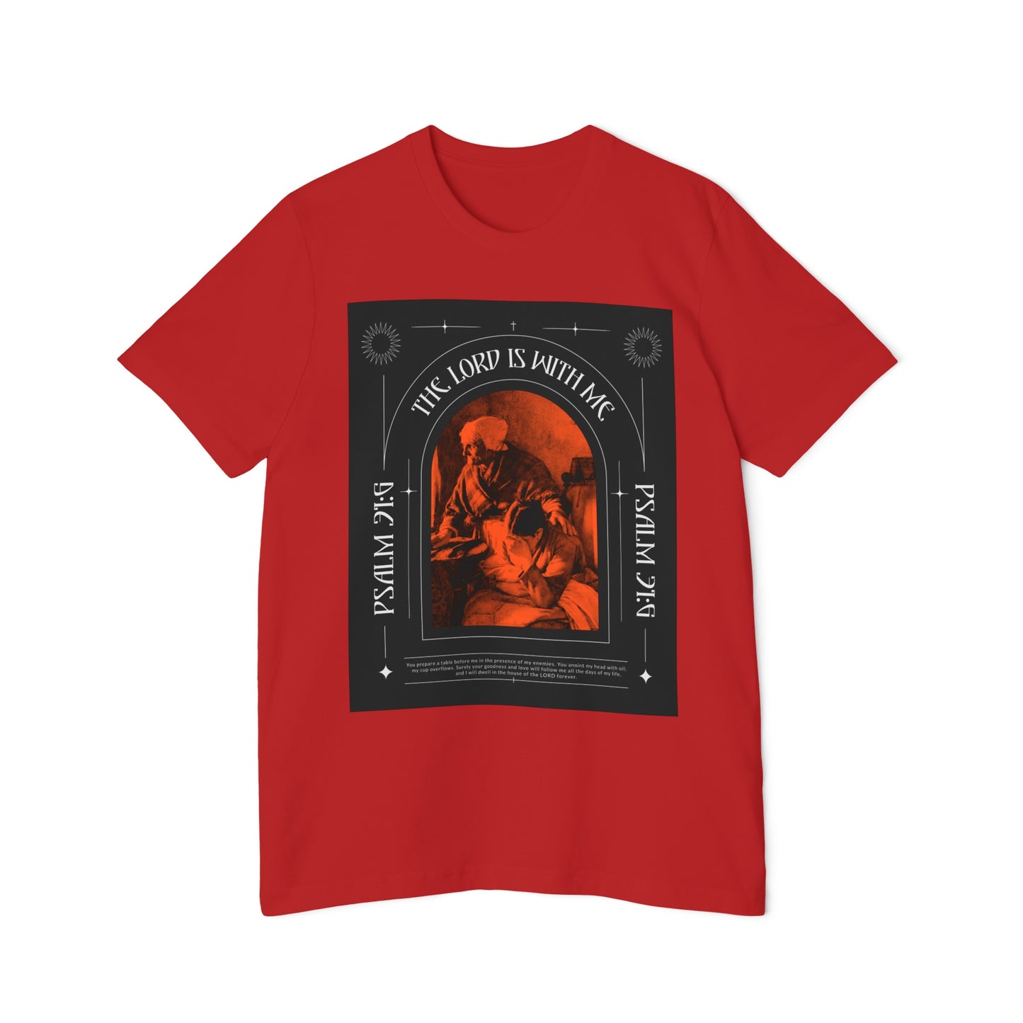 "The Lord with me" Unisex Short-Sleeve Jersey T-Shirt