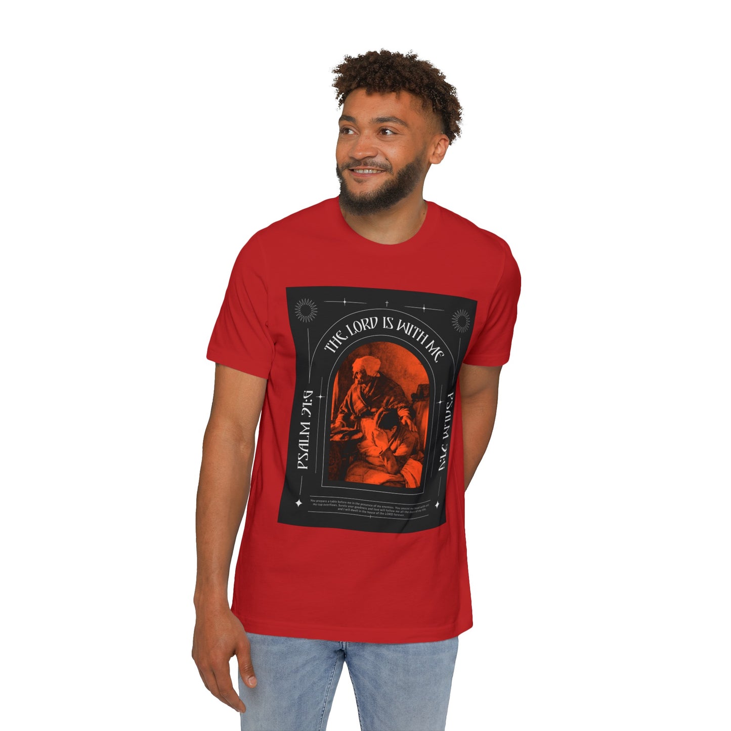 "The Lord with me" Unisex Short-Sleeve Jersey T-Shirt