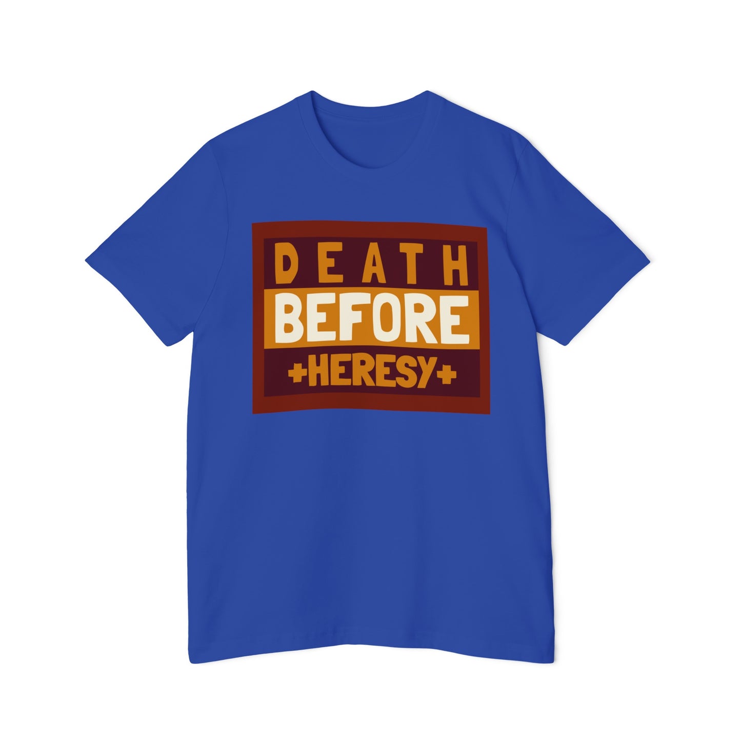 "Death before Heresy" Unisex Short-Sleeve Jersey T-Shirt