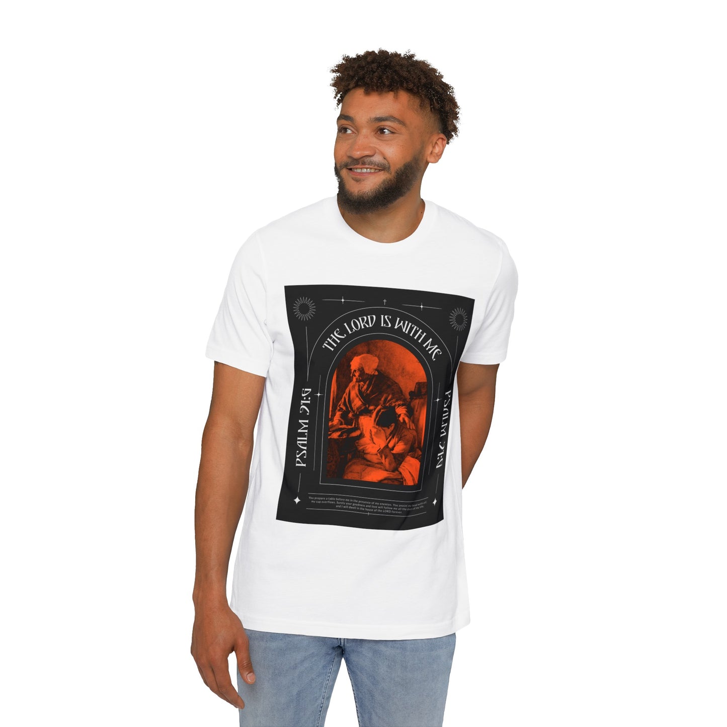 "The Lord with me" Unisex Short-Sleeve Jersey T-Shirt