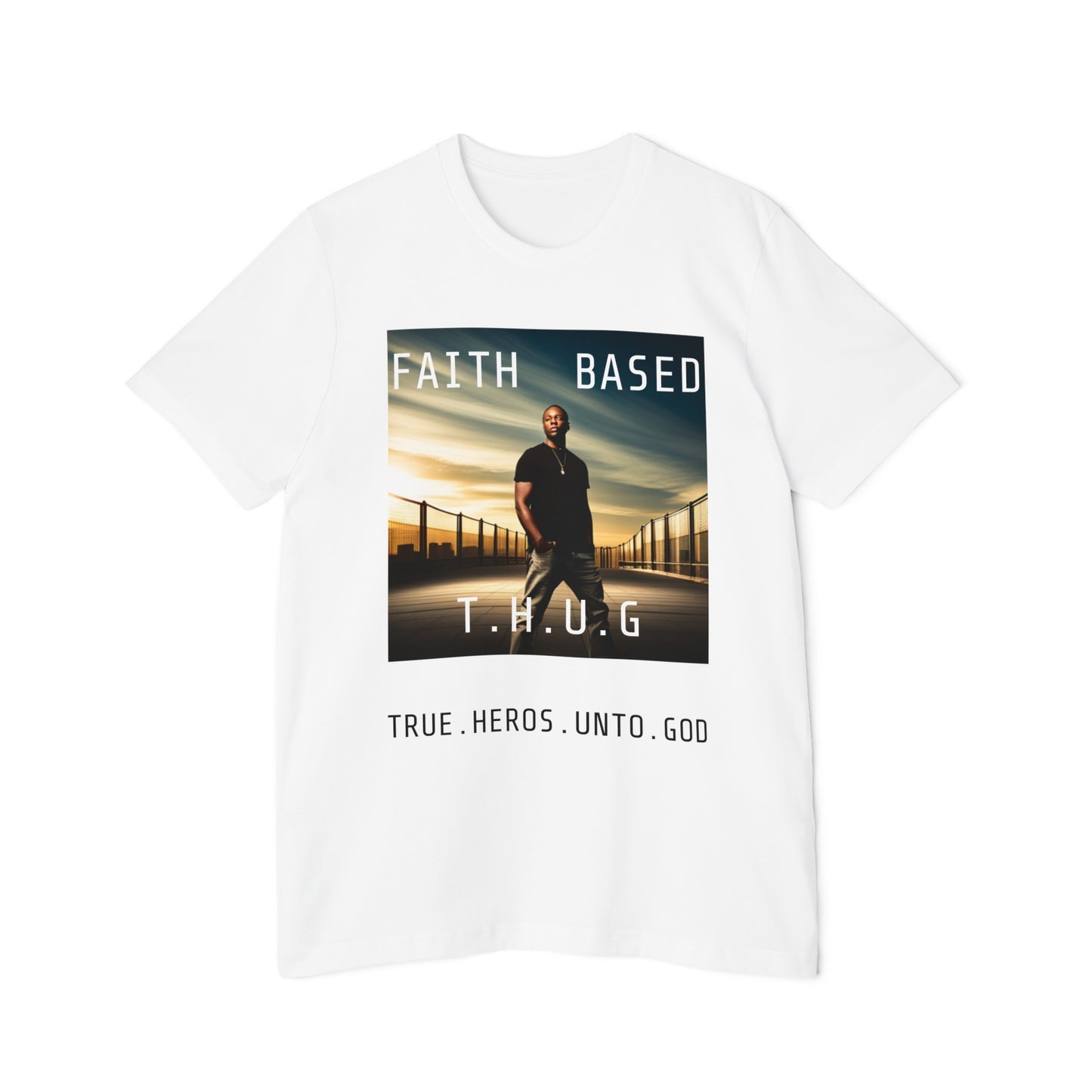 FAITH BASED T.H.U.G Short-Sleeve Jersey T-Shirt