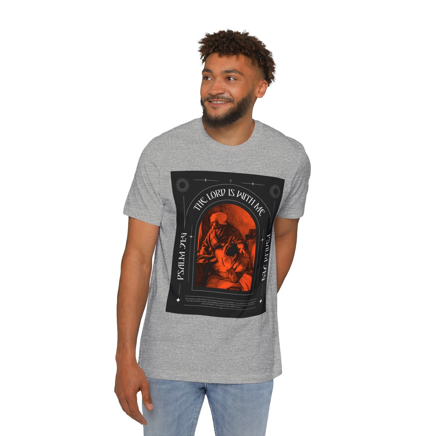 "The Lord with me" Unisex Short-Sleeve Jersey T-Shirt