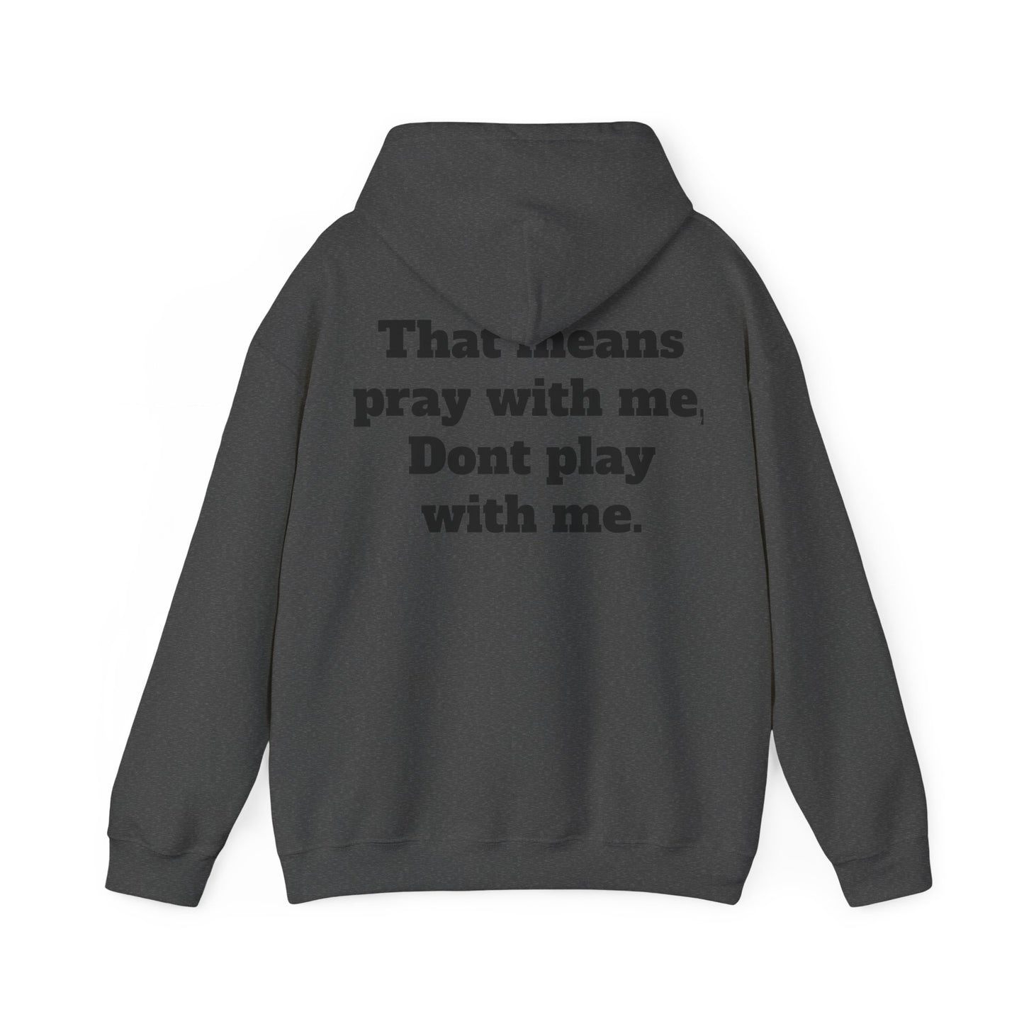 "Half hood, Half Holy" Hooded Sweatshirt