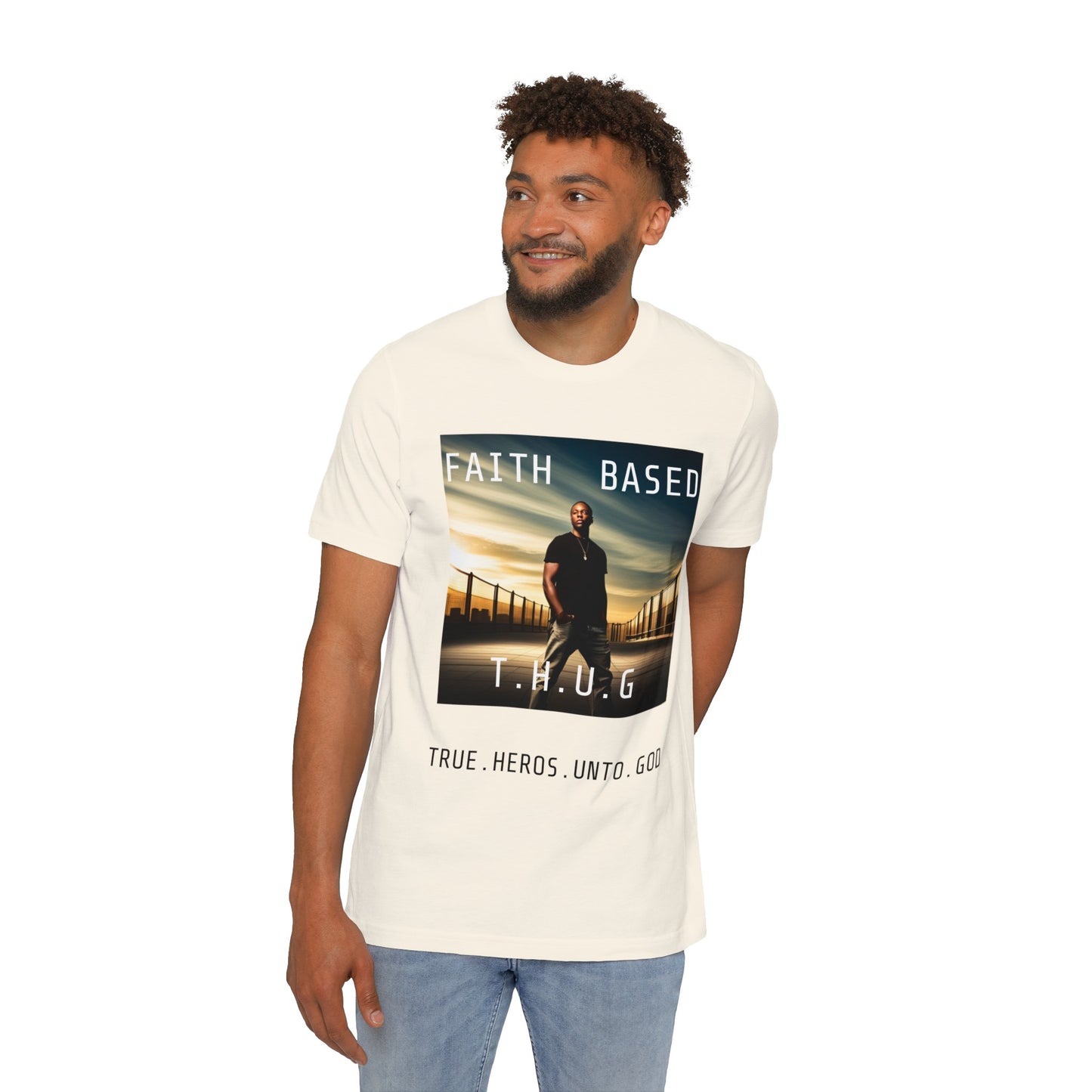 FAITH BASED T.H.U.G Short-Sleeve Jersey T-Shirt