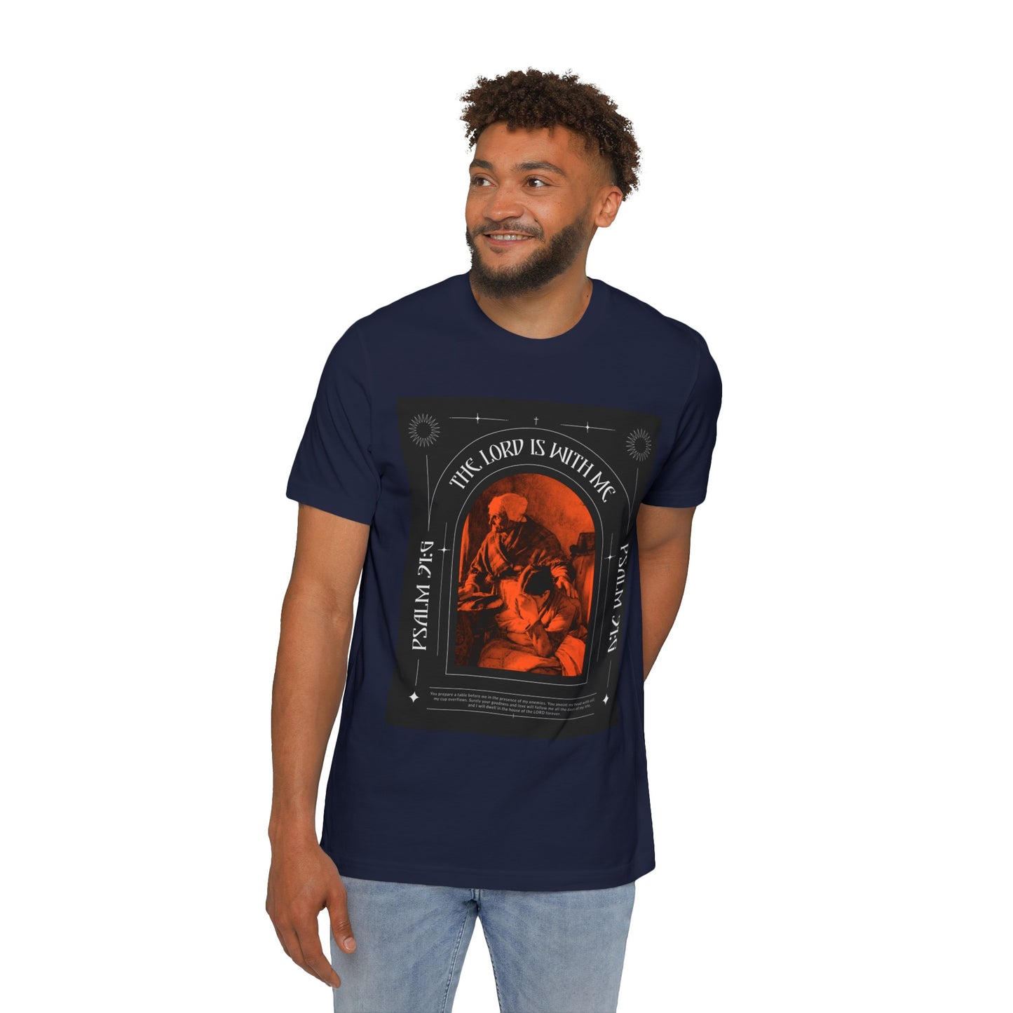 "The Lord with me" Unisex Short-Sleeve Jersey T-Shirt
