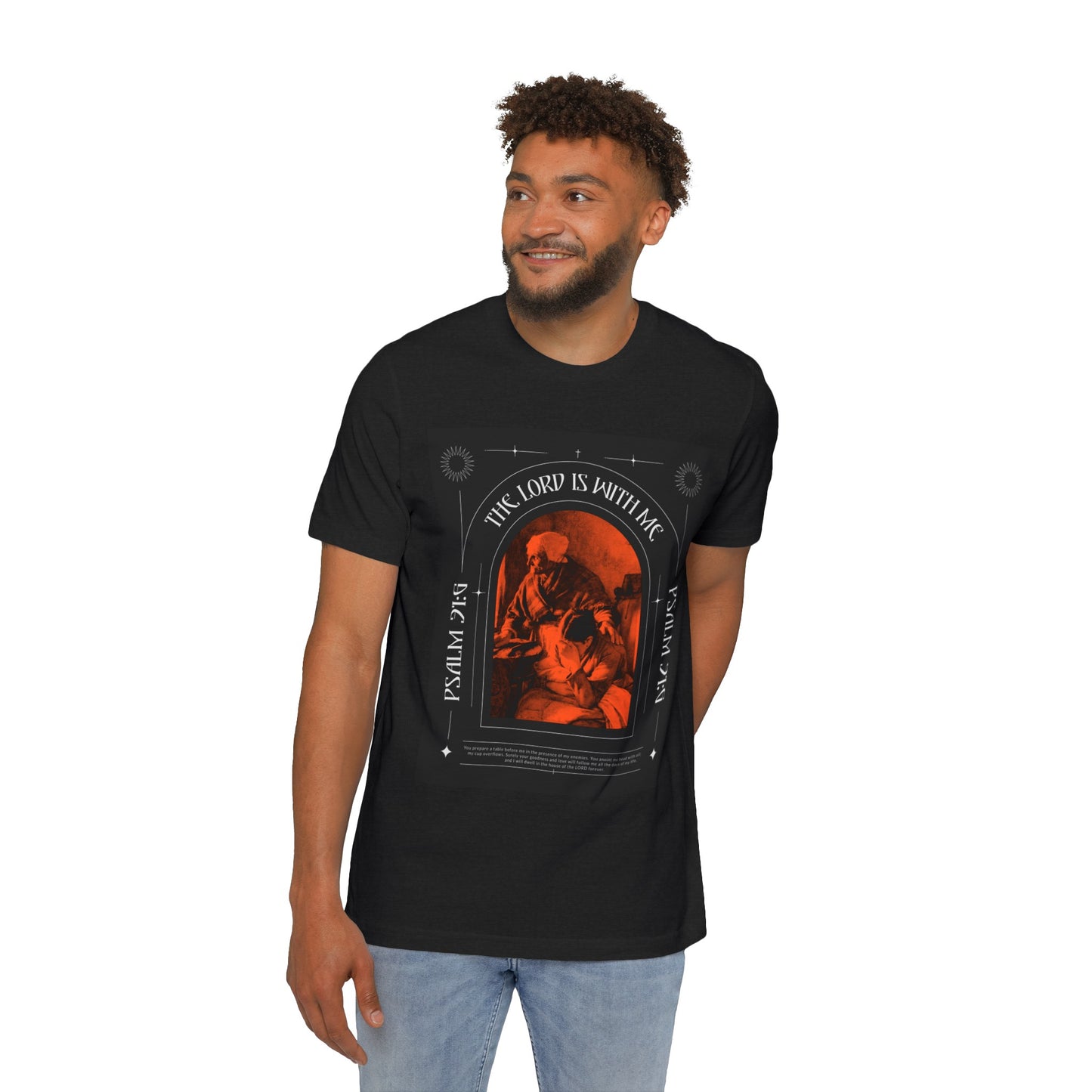 "The Lord with me" Unisex Short-Sleeve Jersey T-Shirt