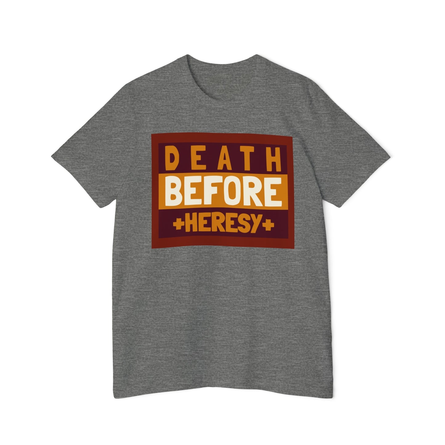 "Death before Heresy" Unisex Short-Sleeve Jersey T-Shirt