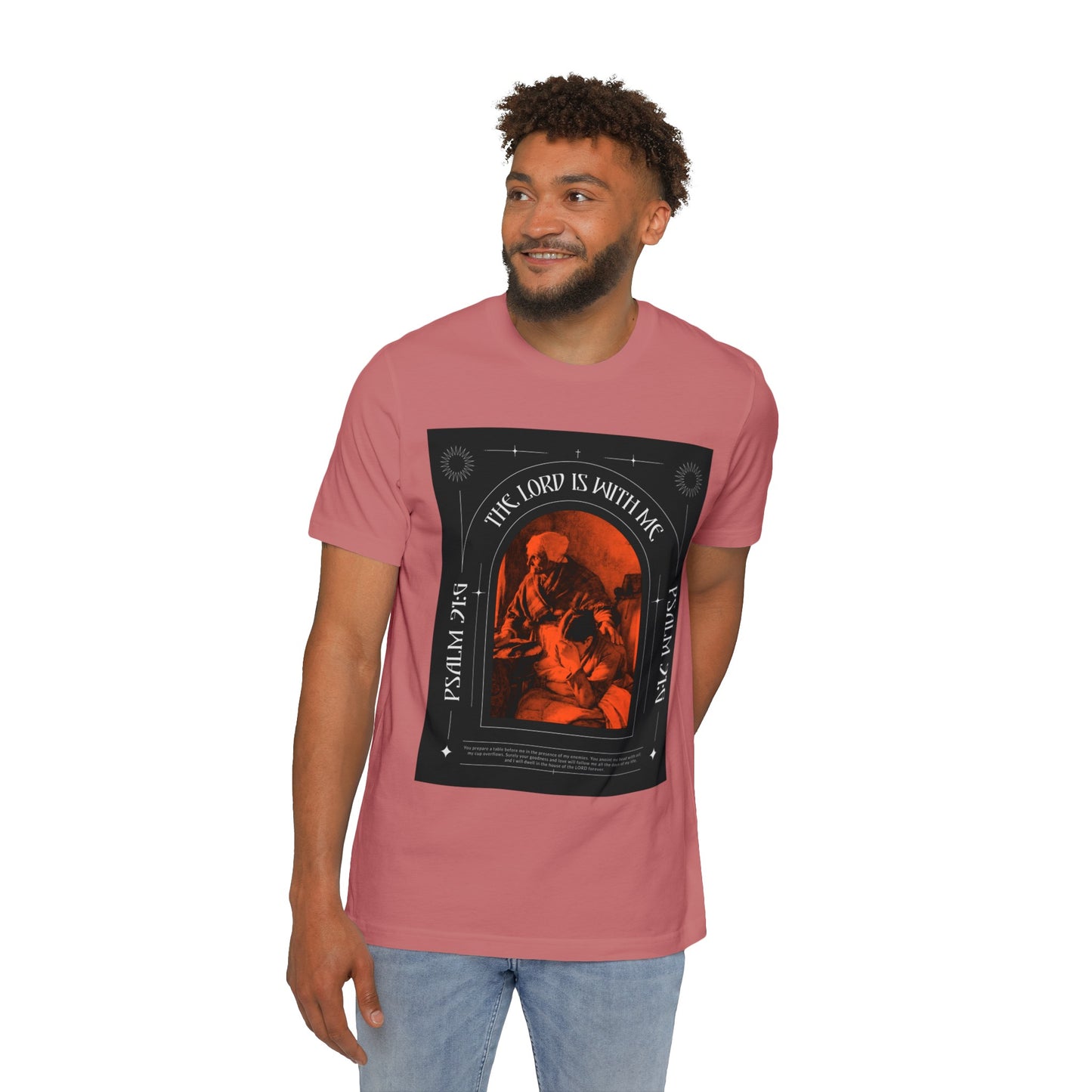 "The Lord with me" Unisex Short-Sleeve Jersey T-Shirt